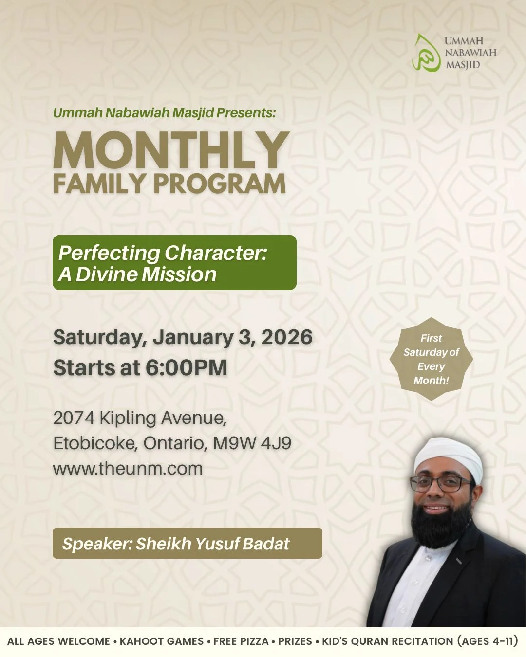 Monthly Family Program